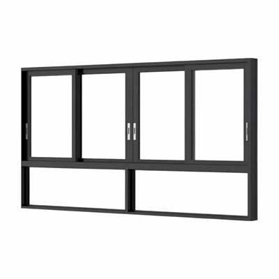 Stará hliníková posuvná okna